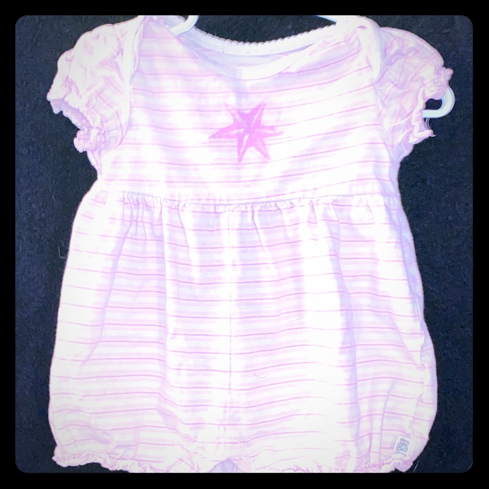 💞 3-6 month organic cotton romper